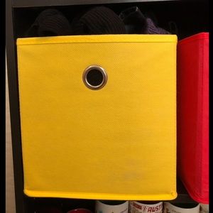 Yellow Storage Cube
